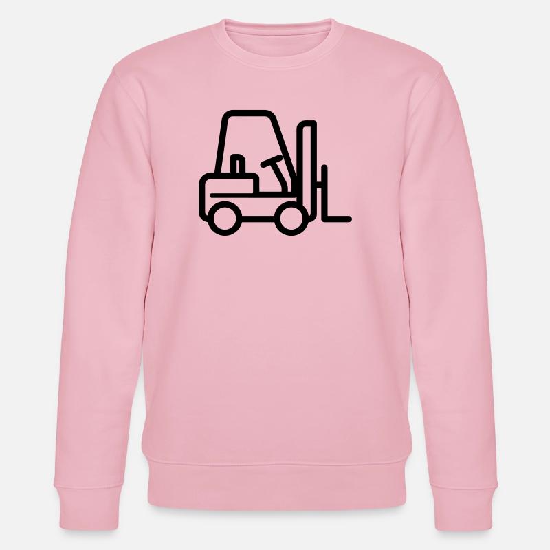 Gabelstapler - Stanley/Stella Unisex Bio-Sweatshirt CHANGER  - Hellrosa