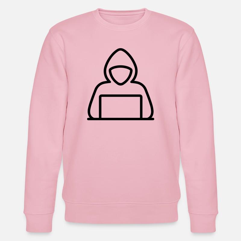 Hacker - Stanley/Stella Unisex Bio-Sweatshirt CHANGER  - Hellrosa