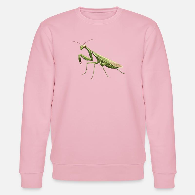 Gottesanbeterinnen Gottesanbeterin - Stanley/Stella Unisex Bio-Sweatshirt CHANGER  - Hellrosa