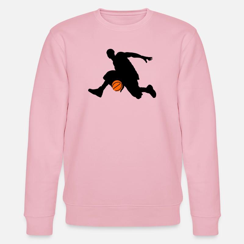 Basketball - Stanley/Stella Unisex Bio-Sweatshirt CHANGER  - Hellrosa