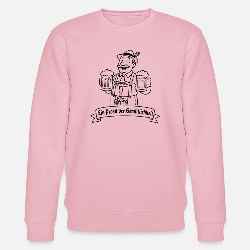 Herr Bier - Ein Prosit der Gemütlichkeit - Sweat bio CHANGER Stanley/Stella Unisexe - rose pâle