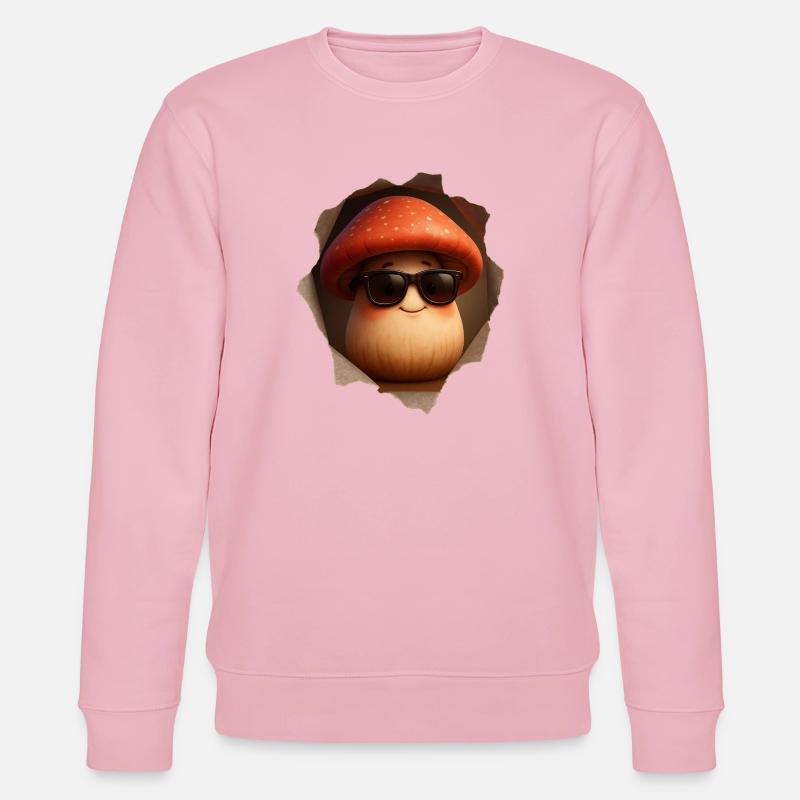 Pilz Pilze - Stanley/Stella Unisex Bio-Sweatshirt CHANGER - Hellrosa
