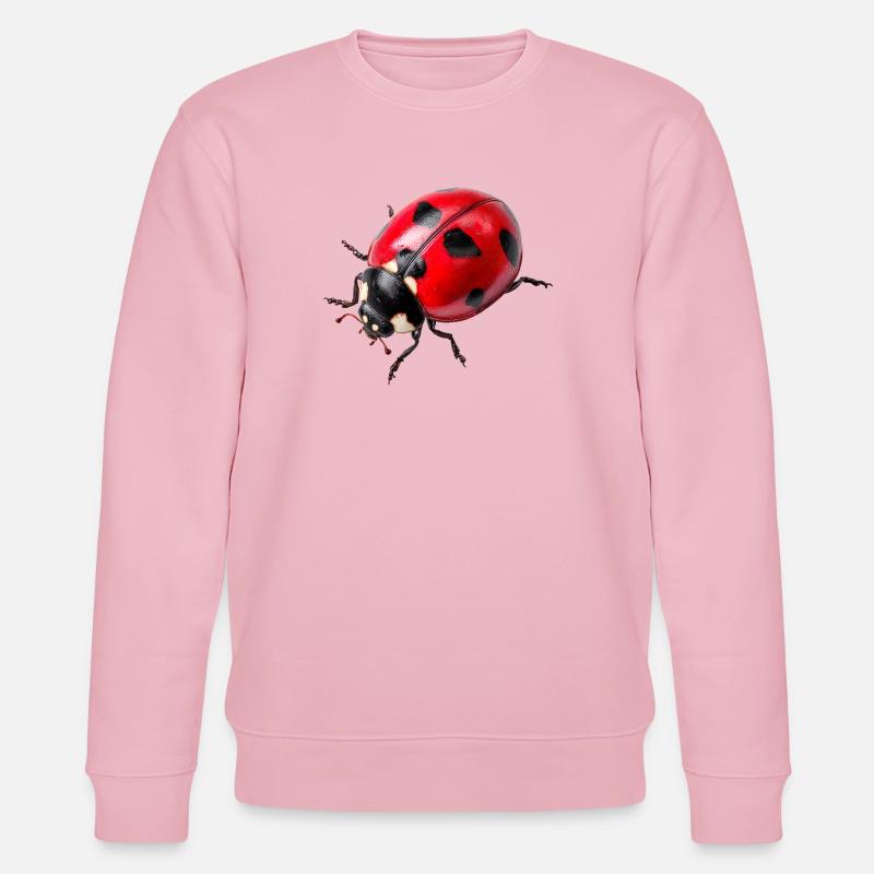 Ladybugs are also called ladybugs - Stanley/Stella CHANGER Unisex Organic Sweatshirt - cotton pink