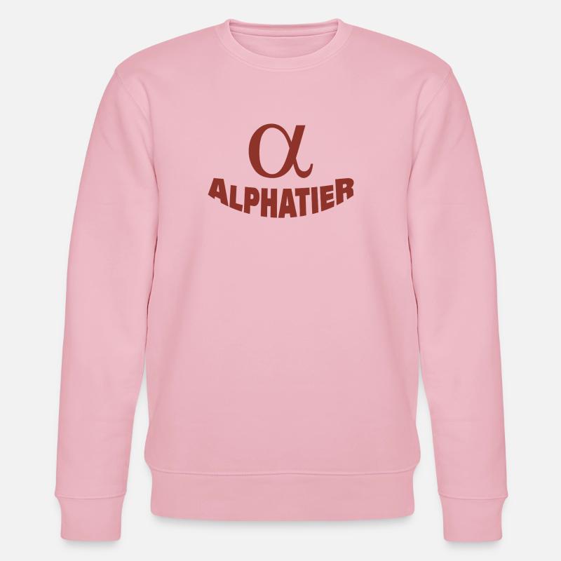 ALPHATIER - Stanley/Stella Unisex Bio-Sweatshirt CHANGER  - Hellrosa