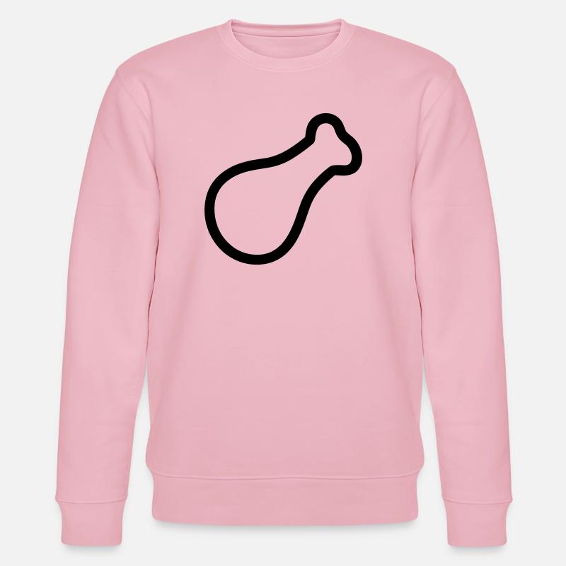 cuisse de poulet - Sweat bio CHANGER Stanley/Stella Unisexe - rose pâle