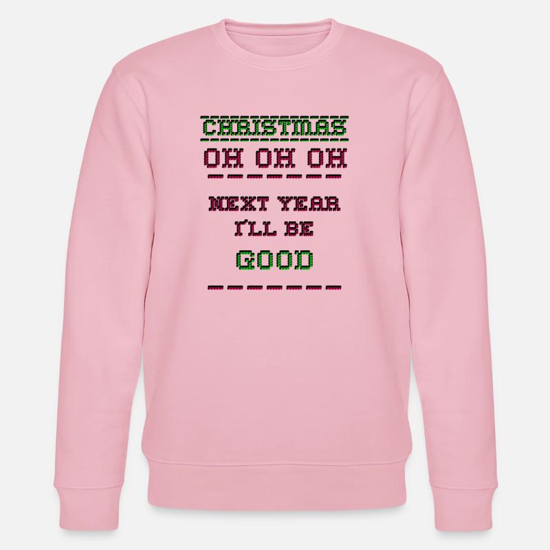 Christmas pixel - Stanley/Stella Unisex Bio-Sweatshirt CHANGER  - Hellrosa