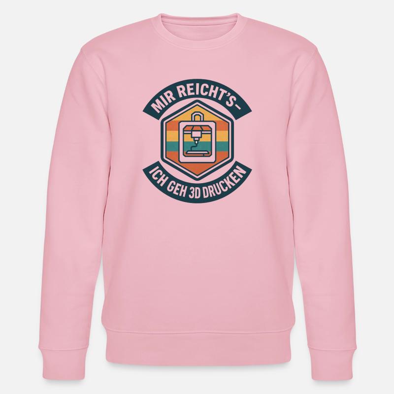 3D Druck Mir reichts G-Code - Stanley/Stella Unisex Bio-Sweatshirt CHANGER  - Hellrosa