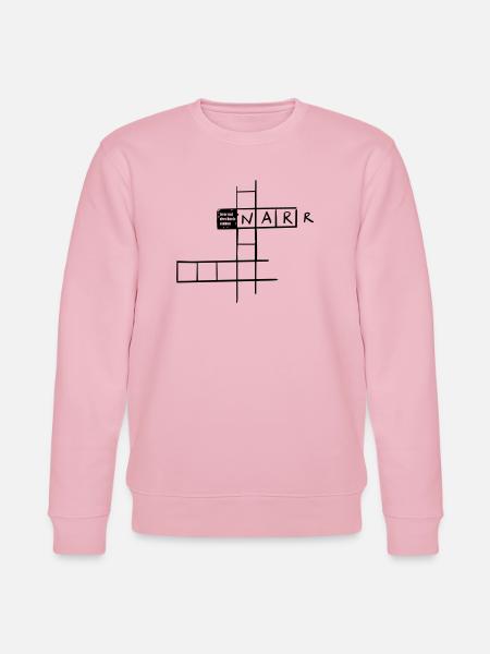 Lunatic with 3 letters - Stanley/Stella CHANGER Unisex Organic Sweatshirt - cotton pink