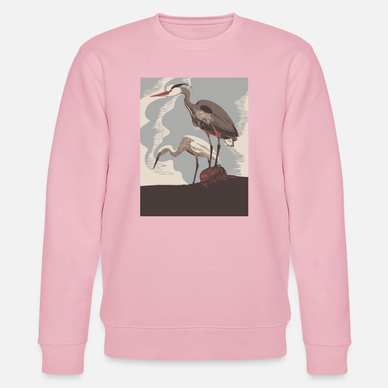 Herone Coast dans un style rétro - Sweat bio CHANGER Stanley/Stella Unisexe - rose pâle