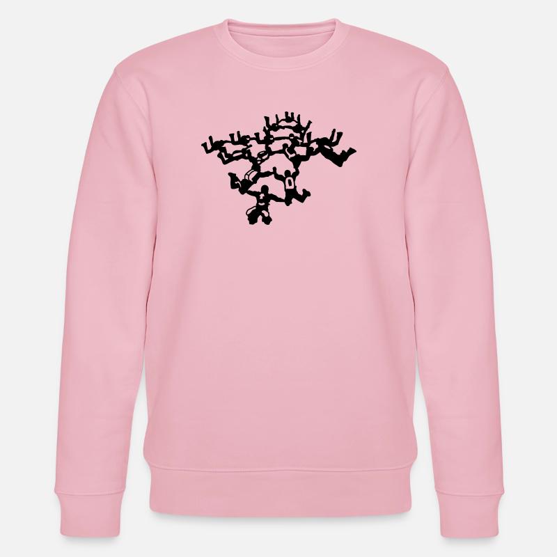 Parachuting - Stanley/Stella CHANGER Unisex Organic Sweatshirt - cotton pink
