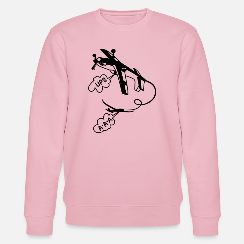 Crazy Schlepper - Stanley/Stella Unisex Bio-Sweatshirt CHANGER  - Hellrosa