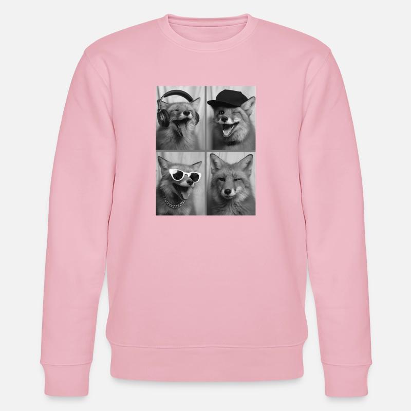 Fuchs - Stanley/Stella Unisex Bio-Sweatshirt CHANGER  - Hellrosa