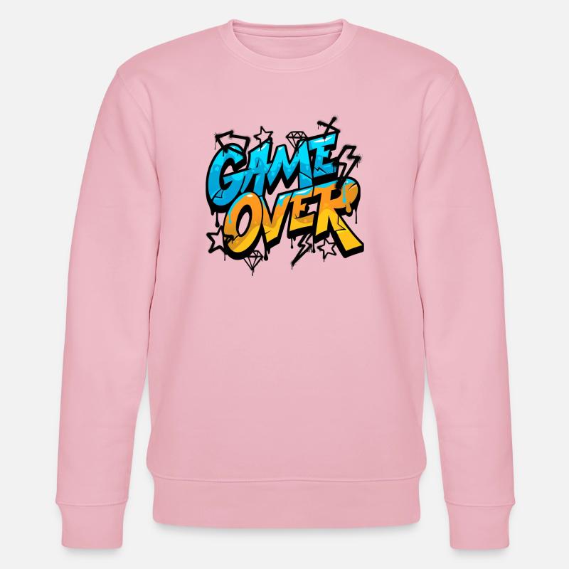 Game Over Graffiti Neon - Stanley/Stella Unisex Bio-Sweatshirt CHANGER  - Hellrosa