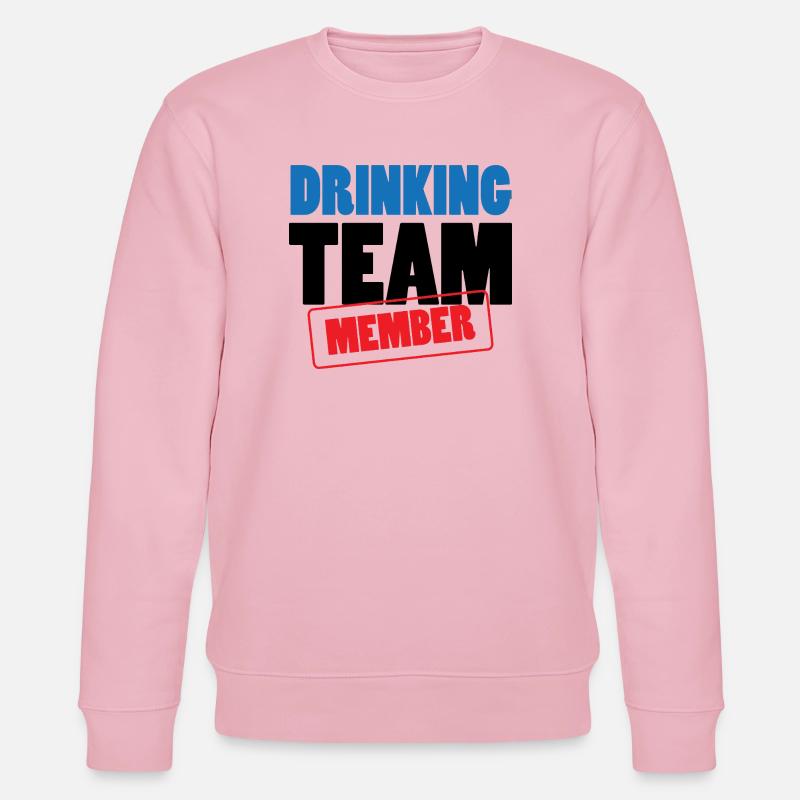Drinking Team Member / Alcool - Sweat bio CHANGER Stanley/Stella Unisexe - rose pâle