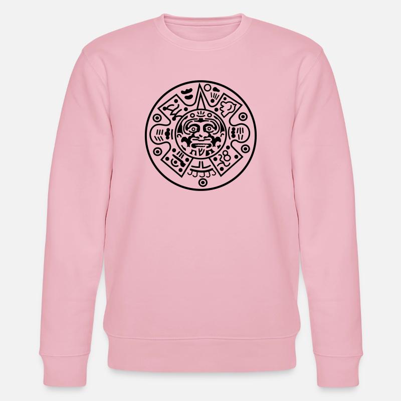 Calendrier maya - Sweat bio CHANGER Stanley/Stella Unisexe - rose pâle