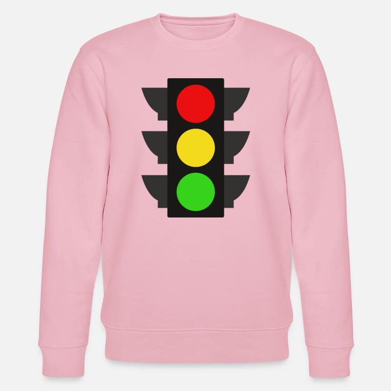 Feu de signalisation - Sweat bio CHANGER Stanley/Stella Unisexe - rose pâle