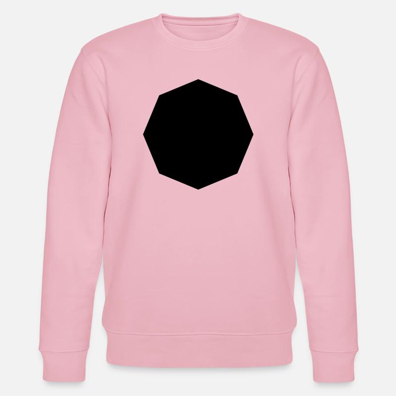 Achteck - Stanley/Stella Unisex Bio-Sweatshirt CHANGER  - Hellrosa