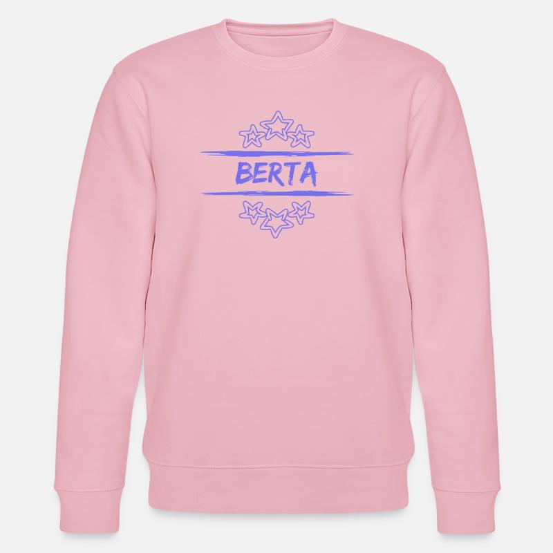 Berta Berta - Sweat bio CHANGER Stanley/Stella Unisexe - rose pâle