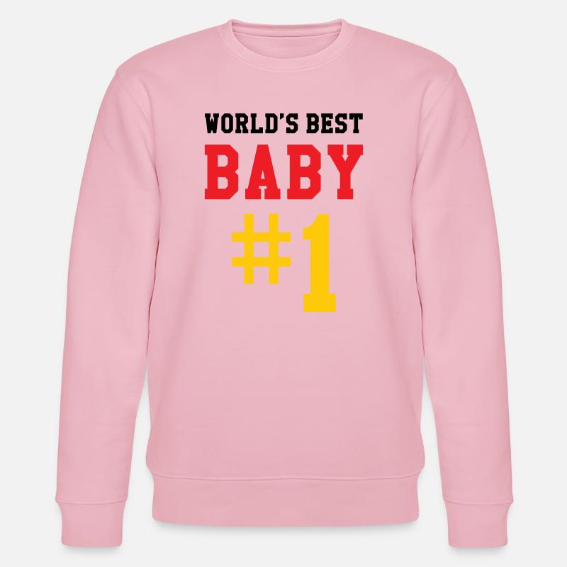 Bestes Baby – Geburt – Kind - Stanley/Stella Unisex Bio-Sweatshirt CHANGER  - Hellrosa