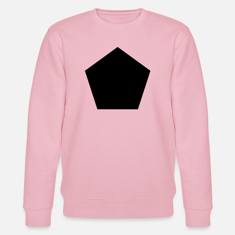 Fünfeck - Stanley/Stella Unisex Bio-Sweatshirt CHANGER - Hellrosa
