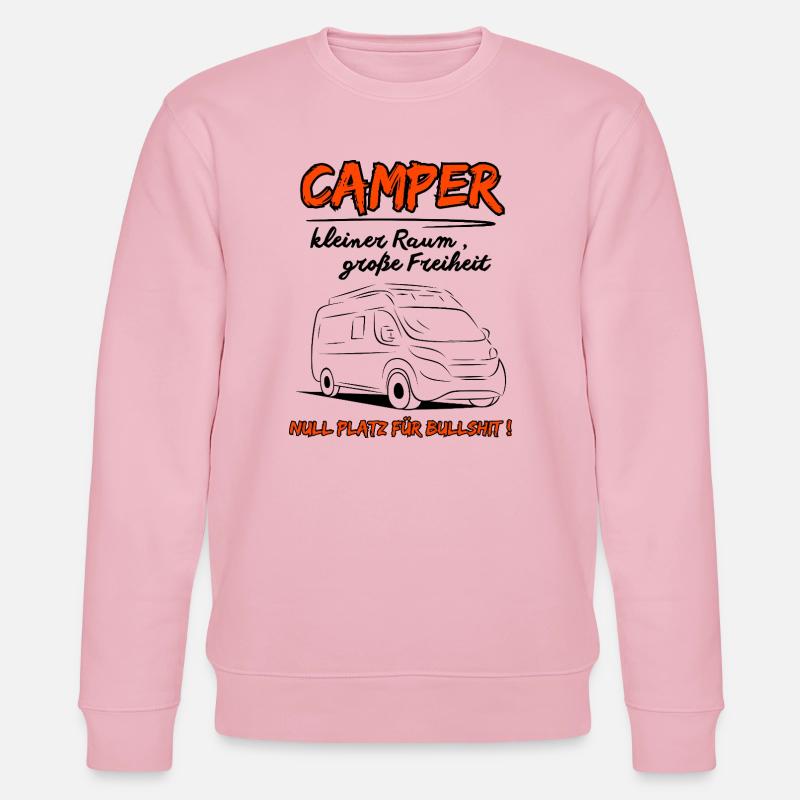 Déclaration du camping-car - Sweat bio CHANGER Stanley/Stella Unisexe - rose pâle