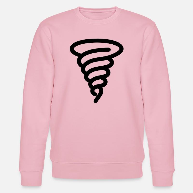 tornade - Sweat bio CHANGER Stanley/Stella Unisexe - rose pâle