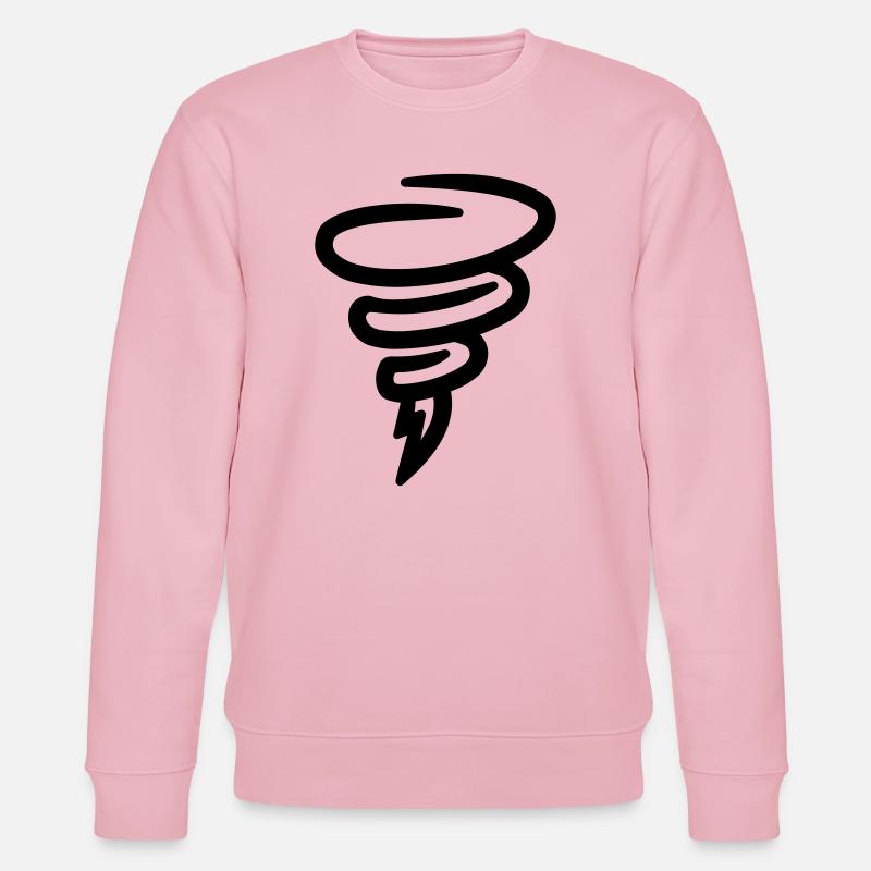 tornade - Sweat bio CHANGER Stanley/Stella Unisexe - rose pâle