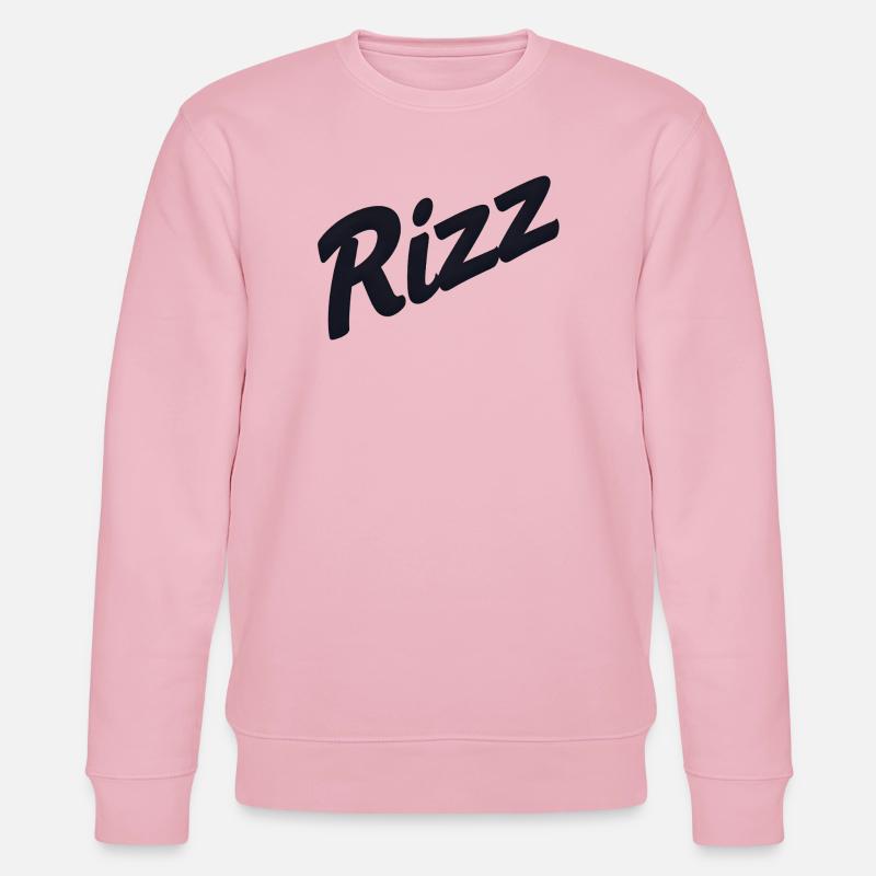 Rizz Neon Script - Stanley/Stella CHANGER Unisex Organic Sweatshirt - cotton pink