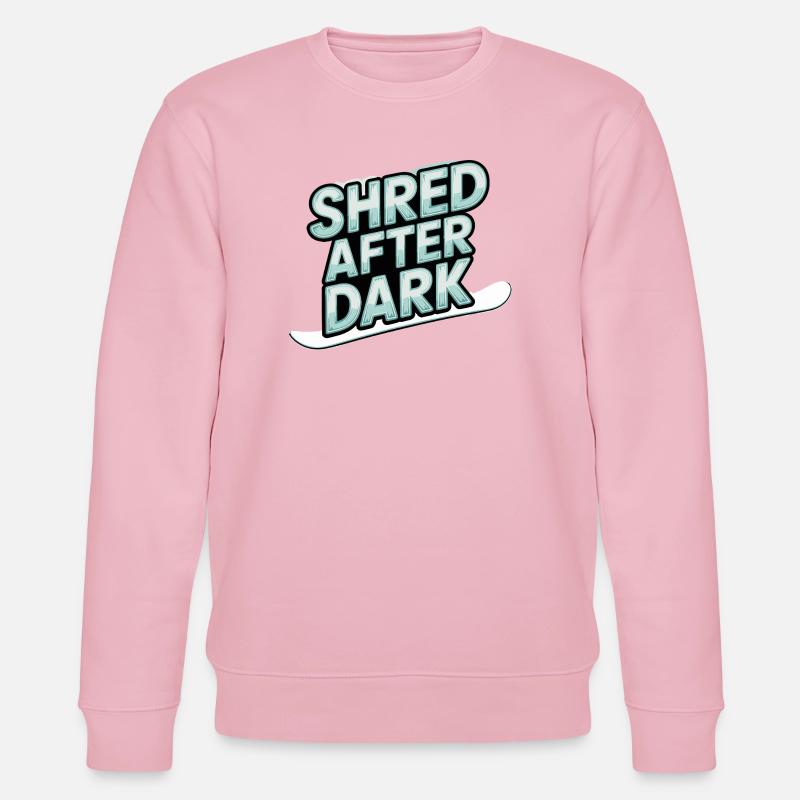 Shred nach Mitternacht - Stanley/Stella Unisex Bio-Sweatshirt CHANGER  - Hellrosa