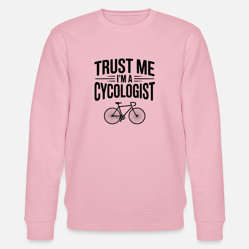 Glaub mir, ich bin Zykologe - Stanley/Stella Unisex Bio-Sweatshirt CHANGER  - Hellrosa