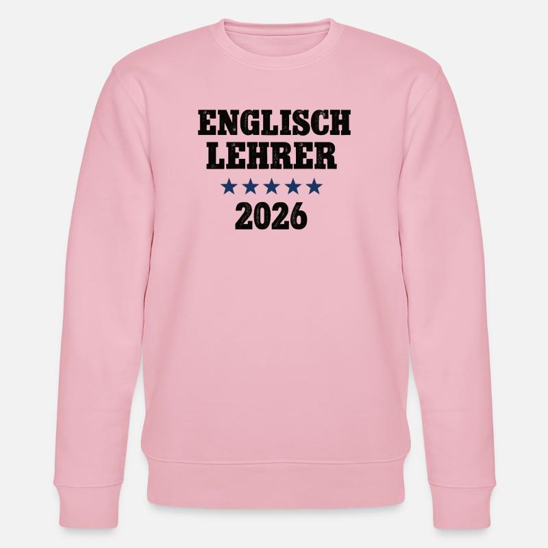 Professeur d’anglais 2026 École d’anglais - Sweat bio CHANGER Stanley/Stella Unisexe - rose pâle