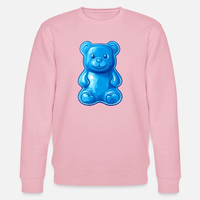 Blauer Teddybär - Stanley/Stella Unisex Bio-Sweatshirt CHANGER  - Hellrosa