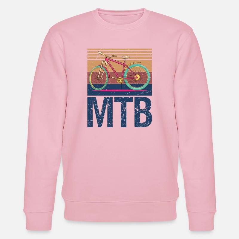 Mountain Biking - Stanley/Stella Unisex Bio-Sweatshirt CHANGER  - Hellrosa