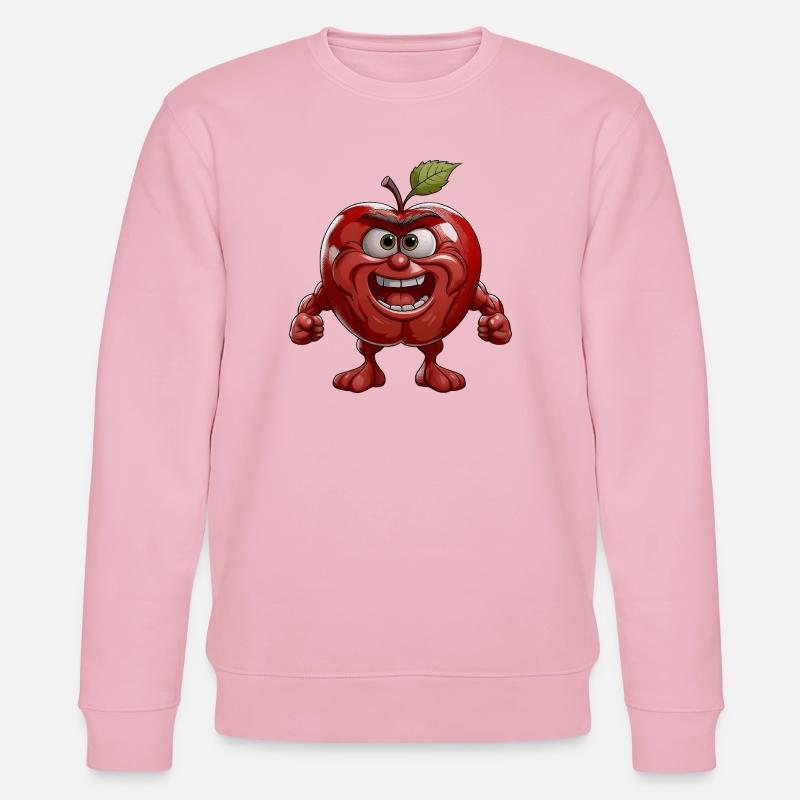 Apfel - Stanley/Stella Unisex Bio-Sweatshirt CHANGER  - Hellrosa