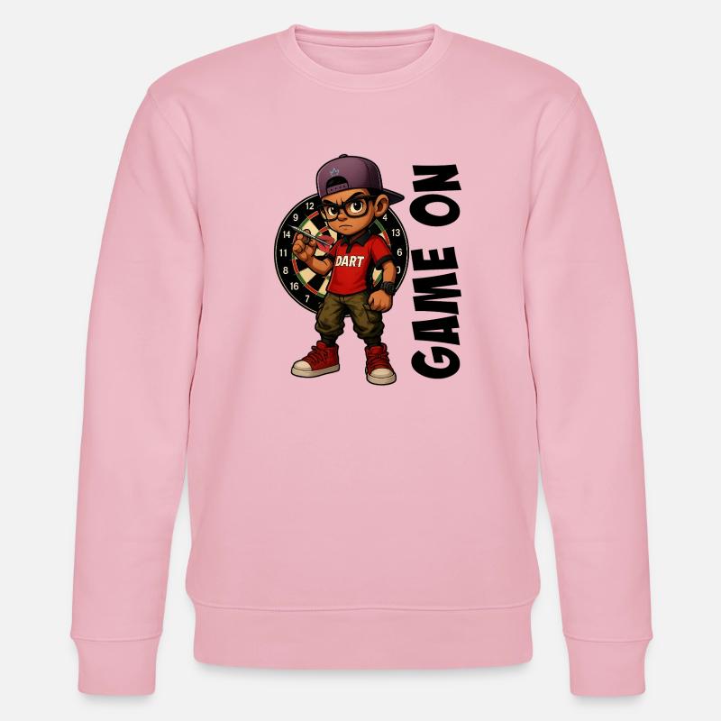 Fléchettes, fléchettes, joueur de fléchettes - Sweat bio CHANGER Stanley/Stella Unisexe - rose pâle