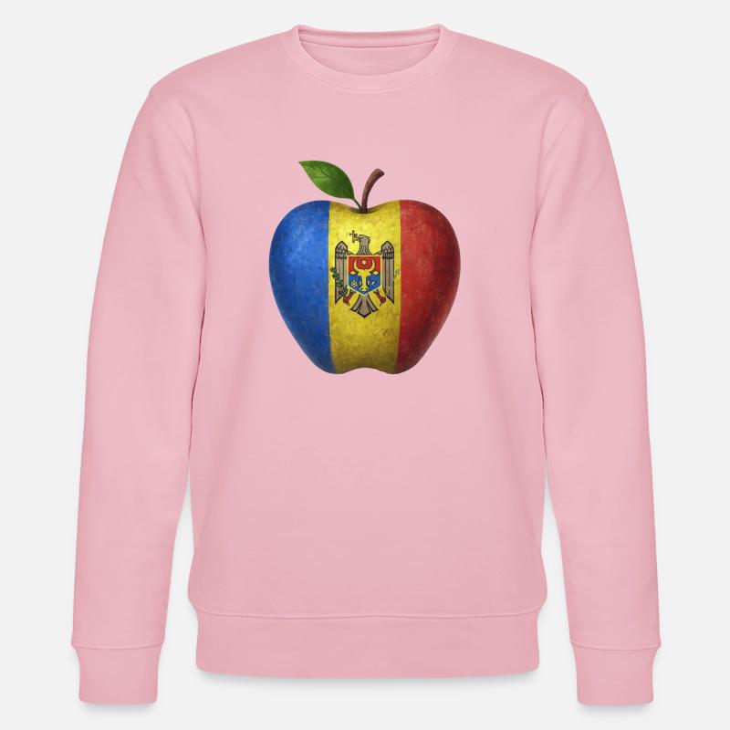 Moldavien - Stanley/Stella Unisex Bio-Sweatshirt CHANGER - Hellrosa