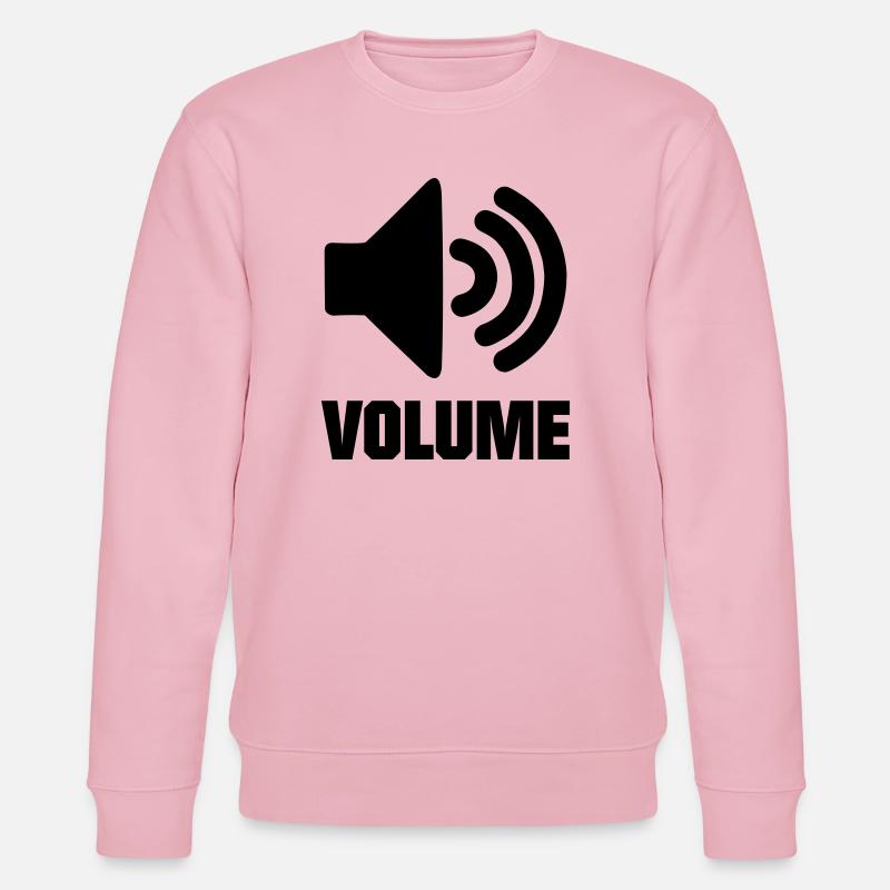 Bouton de volume - Sweat bio CHANGER Stanley/Stella Unisexe - rose pâle