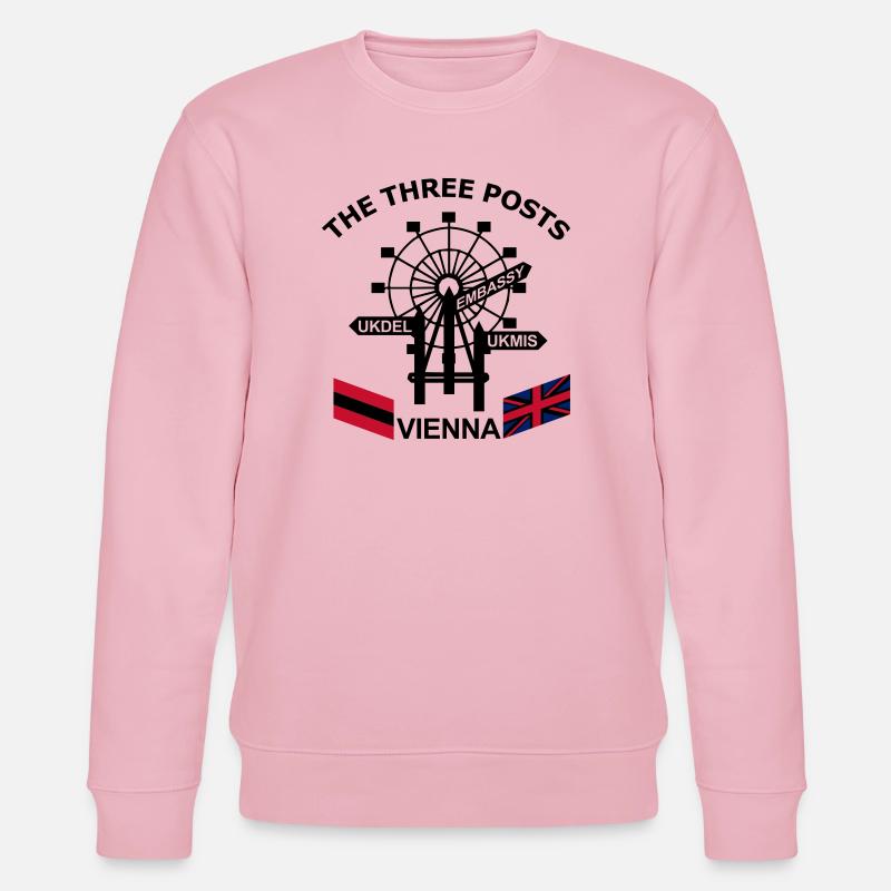 3_Posts - Stanley/Stella Unisex Bio-Sweatshirt CHANGER  - Hellrosa