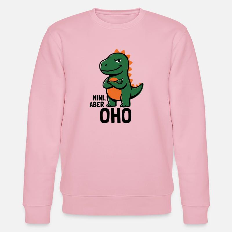 Klein aber Oho - Stanley/Stella Unisex Bio-Sweatshirt CHANGER  - Hellrosa