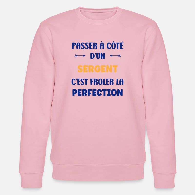 Sergeant - Stanley/Stella Unisex Bio-Sweatshirt CHANGER  - Hellrosa