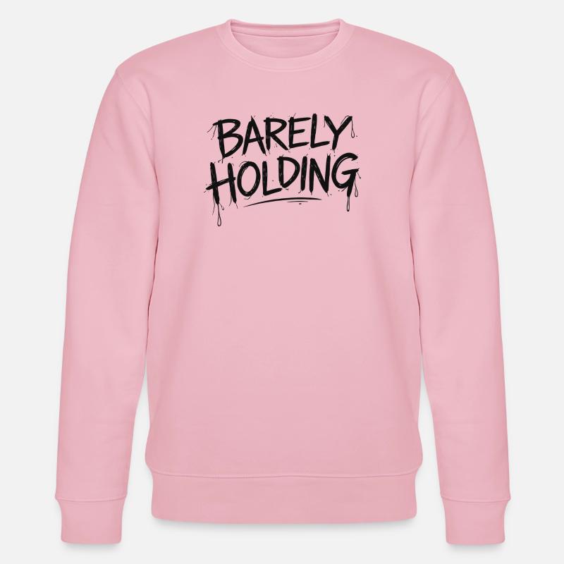 Kaum Halt Graffiti - Stanley/Stella Unisex Bio-Sweatshirt CHANGER  - Hellrosa