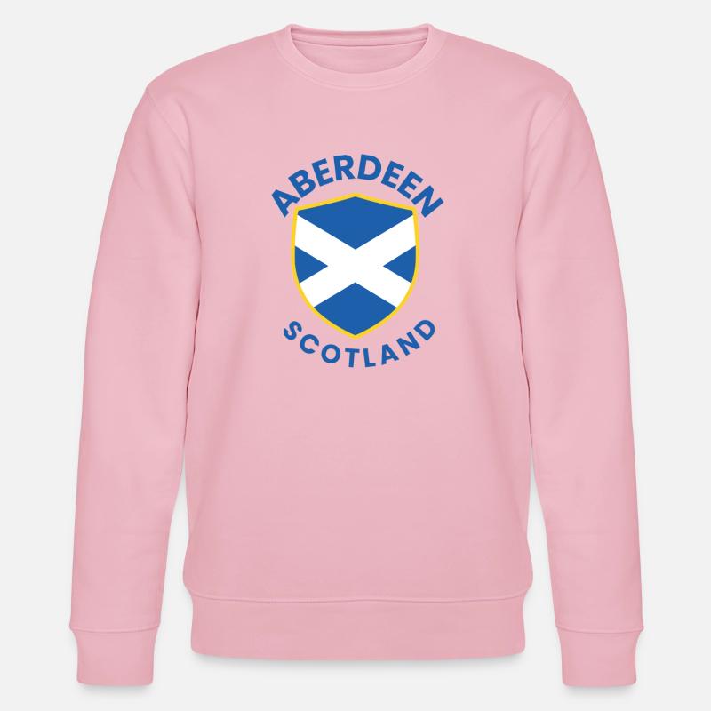 Aberdeen Shield: Schottisches Wappen - Stanley/Stella Unisex Bio-Sweatshirt CHANGER  - Hellrosa