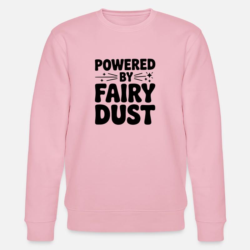 Propulsé par la poussière de fée - Sweat bio CHANGER Stanley/Stella Unisexe - rose pâle