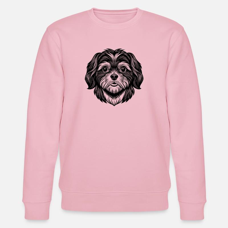 Shih Tzu - Stanley/Stella Unisex Bio-Sweatshirt CHANGER  - Hellrosa