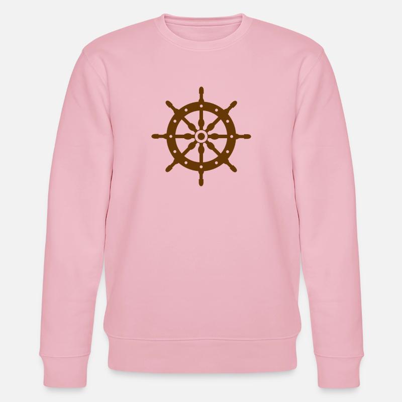 Schiffsrad - Stanley/Stella Unisex Bio-Sweatshirt CHANGER  - Hellrosa