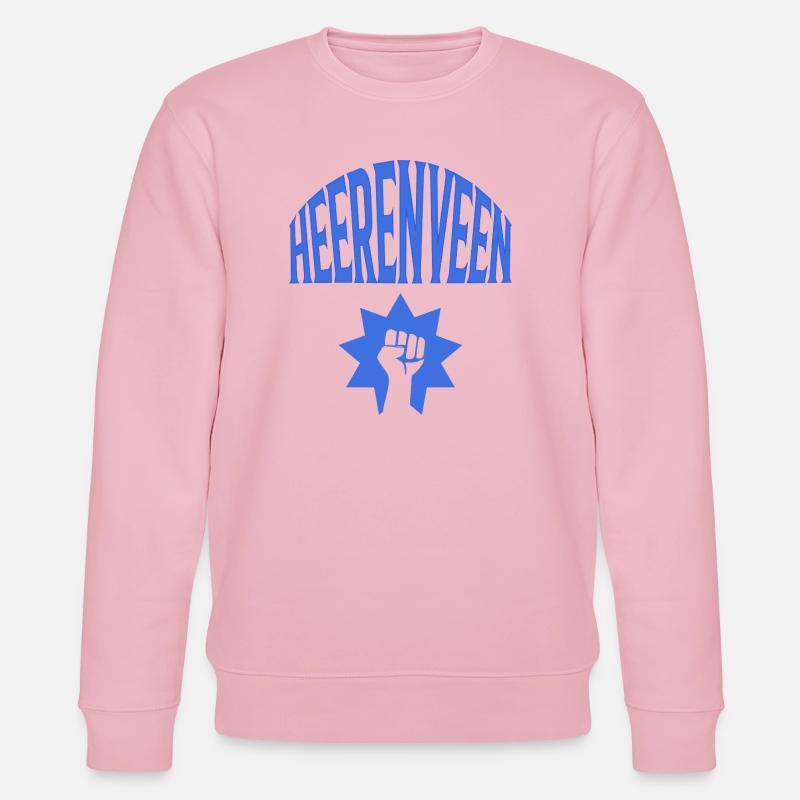 Heerenveen - Stanley/Stella Unisex Bio-Sweatshirt CHANGER  - Hellrosa