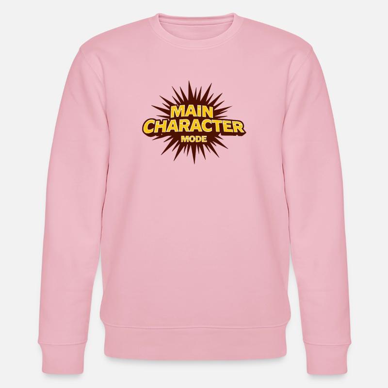 Mode personnage principal – Déclaration forte - Sweat bio CHANGER Stanley/Stella Unisexe - rose pâle