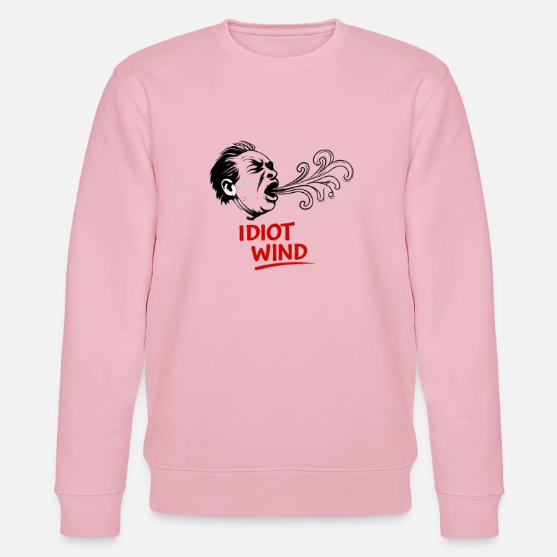 Sturmkopf mit Windspiralen - Stanley/Stella Unisex Bio-Sweatshirt CHANGER  - Hellrosa