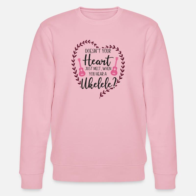 Hawaiian Ukulele Uke Doesn't Your - Stanley/Stella Unisex Bio-Sweatshirt CHANGER  - Hellrosa