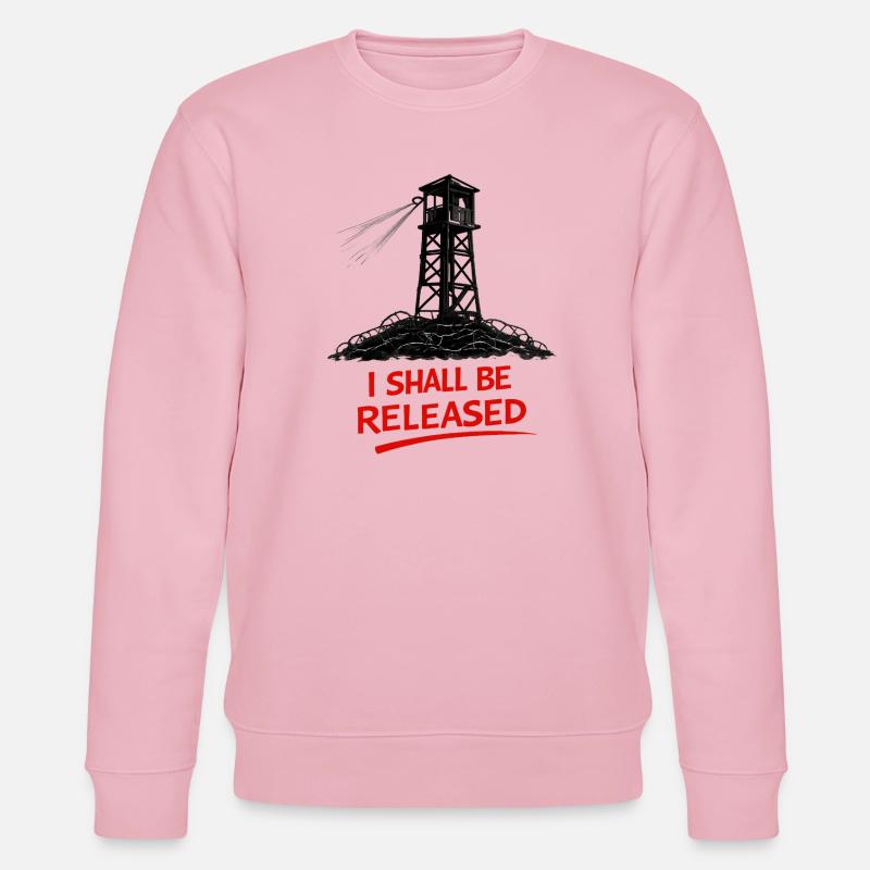 Freiheitsruf am Wachturm - Stanley/Stella Unisex Bio-Sweatshirt CHANGER  - Hellrosa